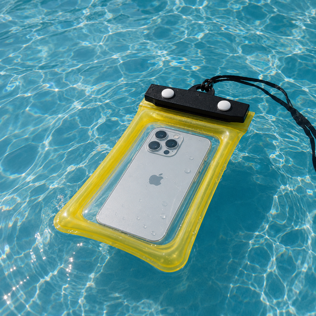 Waterproof Phone Pouch — Floating Universal Waterproof Phone Case for Swimming, Beach, Kayaking, Snorkeling & Travel, Fits All iPhones and Android Phones