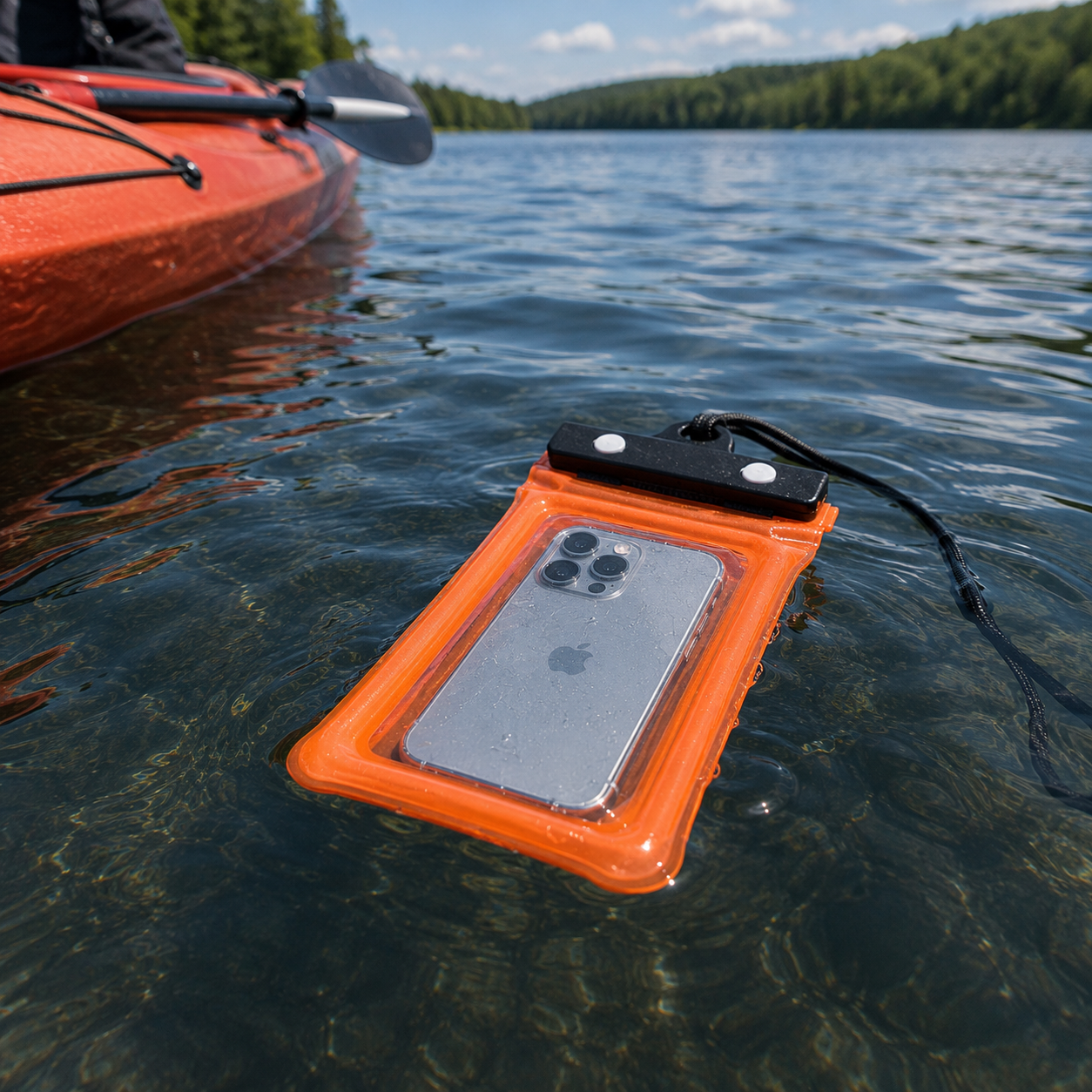 Waterproof Phone Pouch — Floating Universal Waterproof Phone Case for Swimming, Beach, Kayaking, Snorkeling & Travel, Fits All iPhones and Android Phones